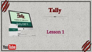 How to Learn Tally tamil  Lesson 1 [upl. by Hanikahs]