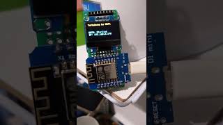 Wemos D1 Mini OpenWeatherMaporg with NTP Clock iot esp32project arduinoproject [upl. by Alithia]