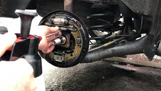 How To adjust rear drum brakes and handbrake [upl. by Landa215]