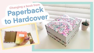 Turning a Paperback Book into a Hardcover  Book Binding Tutorial [upl. by Drobman]