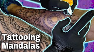 How To Tattoo A Mandala [upl. by Sirap53]