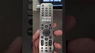 Sony 2021 A90J remote and Demo Bestbuy [upl. by Sigfrid]