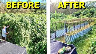 AMAZING Overgrown Garden Bed RESCUE [upl. by Reichel]