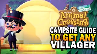 How The Campsite Works To Get Any Villager You Want In Animal Crossing New Horizons [upl. by Diba]