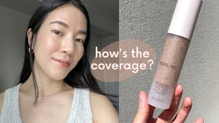 rose inc tinted serum review  application tips shades 20 and 30 [upl. by Huston]