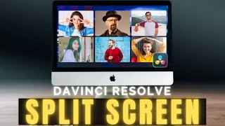 How to SPLIT SCREEN in Davinci Resolve 19  Tutorial [upl. by Cappello]