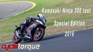 2016 Kawasaki Ninja 300 Special Edition bike test and review LAMS [upl. by Hebrew]