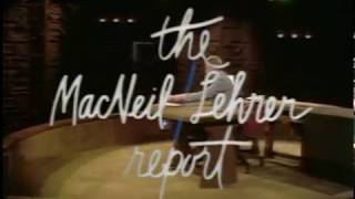 MacNeilLehrer Report Closing amp Funding 1977 PBS ID 1971 [upl. by Muir]