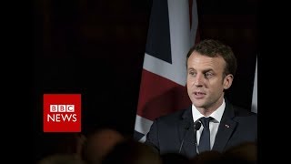 FULL INTERVIEW French President Emmanuel Macron on Brexit and Trump  BBC News [upl. by Tyler]