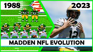 MADDEN NFL evolution 1988  2023 [upl. by Acinorej]