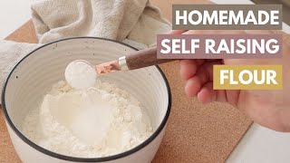 HOW TO MAKE SELF RAISING FLOUR AT HOME [upl. by Pals977]