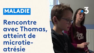 Rencontre avec Thomas 8 ans atteint dune maladie rare  la microtieatrésie [upl. by Auhsoj]