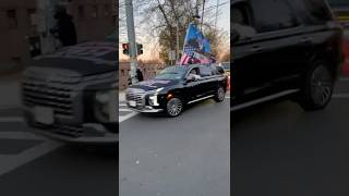 Car Parade At The Jews For Trump Rally In Monsey NY [upl. by Crispin]