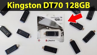 Kingston DataTraveler70 DT70 USBC 128GB â€“ Qualidade dos materiais e durabilidade ðŸ‡µðŸ‡¹ [upl. by Kimmel]