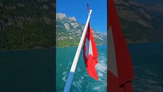 Ship Tour On Lake WalenWalensee In Switzerland [upl. by Ver]