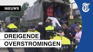 KIJK TERUG Evacuatie in Valkenburg om wateroverlast [upl. by Melamie]