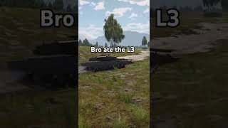 Bro ate the L3 warthunder L3 warthundermemes warthundershorts warthundergameplay gaming ww2 [upl. by Thurston]