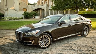 2018 Genesis G90 Review  50 Ultimate Luxury Sedan  420 Horsepower V8 [upl. by Assilac]