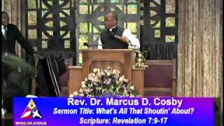 Rev Dr Marcus D Cosby Whats All That Shouting About Palm Sunday Service [upl. by Ysle249]