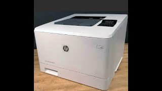 Installing a Network Printer and Driver  HP Laser Pro M452dn [upl. by Sylvanus]