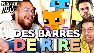 DES BARRES DE RIRE ft Antoine Daniel Angle Droit JDG  PICO PARK 1 [upl. by Sorips]