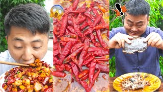 Songsong and Ermao Eating Spicy Food Compilation  Funny Mukbang 2021  TikTok Pranks Video [upl. by Cohbert1]