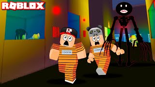 Canavarlı Hapishaneden Kaçıyoruz  Panda ile Roblox Escape The Monster Prison Obby Parkour [upl. by Nilrev]