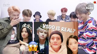 BTS reaction to Vsoo TaehyungampJisoo fmv [upl. by Frederich]