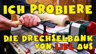 Im Einsatztest Lidl  PARKSIDE® Drechselmaschine PDM 600 A1 [upl. by Leach]