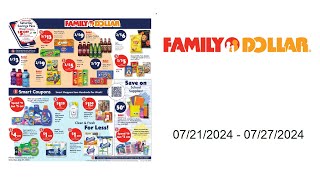 Family Dollar Weekly Ad US  07212024  07272024 [upl. by Luaped]