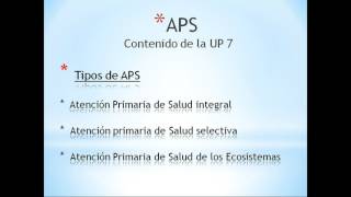 Atención Primaria de la Salud [upl. by Sauncho]