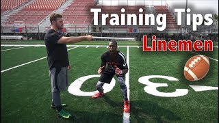 5 Tips to be a Better Lineman  Football Tip Fridays [upl. by Jenn]