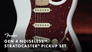 GEN 4 Noiseless Stratocaster  Fender [upl. by Enyrb]