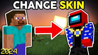 How to Change a Minecraft Skin in 2024 [upl. by Shea]