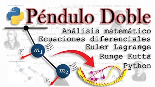 Entiende el péndulo doble en 5 minutos pendulodoble python [upl. by Asnarepse29]