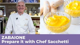 How to prepare a the most delicious ZABAIONE  Traditional Italian Recipe [upl. by Acsirp]