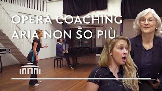 Non so più  Inside the Opera Studio Workshopping Mozart – Maya Gour amp Rosemary Joshua [upl. by Yelmene]