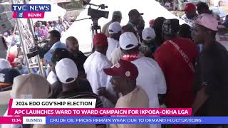 WATCH Oshiomhole Tests His Street Popularity After APC Campaign [upl. by Ellehsram]