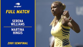 Serena Williams vs Martina Hingis Full Match  2001 US Open Semifinal [upl. by Ensoll]