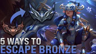 How to ACTUALLY Escape Bronze 4 Advanced Strategies Explained [upl. by Acinorehs130]