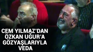 NTV Özkan Uğura veda Cem Yılmazın gözyaşları [upl. by Reiss]