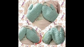 Tricot moufles pour enfants faciles [upl. by Melbourne954]