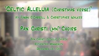 quotCeltic Alleluia Christmasquot OCarrollWalker  Pax Christi MN [upl. by Ennylyak520]