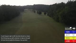 The Millbrook Golf Club 8th Hole Summer Flyover [upl. by Edric]