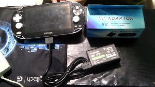 Unboxing PSVITA Phat Charger Clone amp Installing Both Analog Cover MarkhovScrch [upl. by Balthazar915]