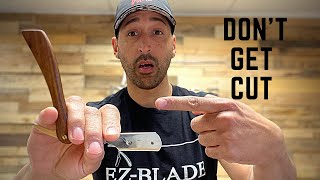 How To Shave With Straight Razor Explained The Easy Way No Cuts [upl. by Zacharia]