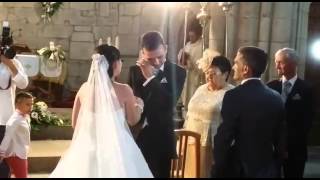 Novia canta a novio quotContigo Aprendí quot boda del año [upl. by Emeline173]