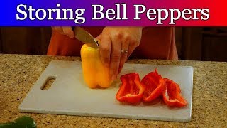 Storing bell peppers to use all year [upl. by Caines]