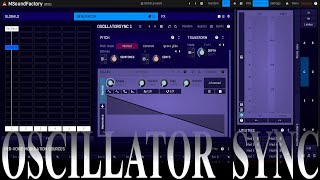 Oscillator Sync in MSoundfactory [upl. by Latea894]