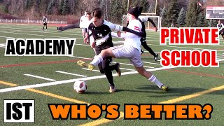 PRIVATE School vs ACADEMY Body SMASHED into Post amp Knee STRIKE to MIDSECTION [upl. by Waite]